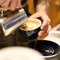 Cafe Latte de especialidad en Bo&Go