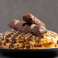 Pancakes de Kinder Bueno Bo&Go. Receta propia